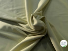PIQUÉ COTON STRETCH JAUNE CLAIR PRESQUE ANIS PASTAGA - My Little Coupon