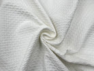 PIQUÉ DE COTON BLANC NEIGE SWEET WAVES - My Little Coupon