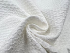 PIQUÉ DE COTON BLANC NEIGE SWEET WAVES - My Little Coupon