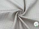 PIQUÉ DE COTON JACQUARD RUCHES BEIGES - My Little Coupon - tissu - coudre