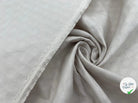 PIQUÉ DE COTON JACQUARD RUCHES BEIGES - My Little Coupon - tissu - coudre