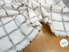 POLAIRE DOUDOU MAJEUR BLANC/OURSON CARREAUX - My Little Coupon