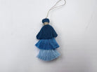 POMPON TRIPLE BLEU 7CM - My Little Coupon - tissu - coudre