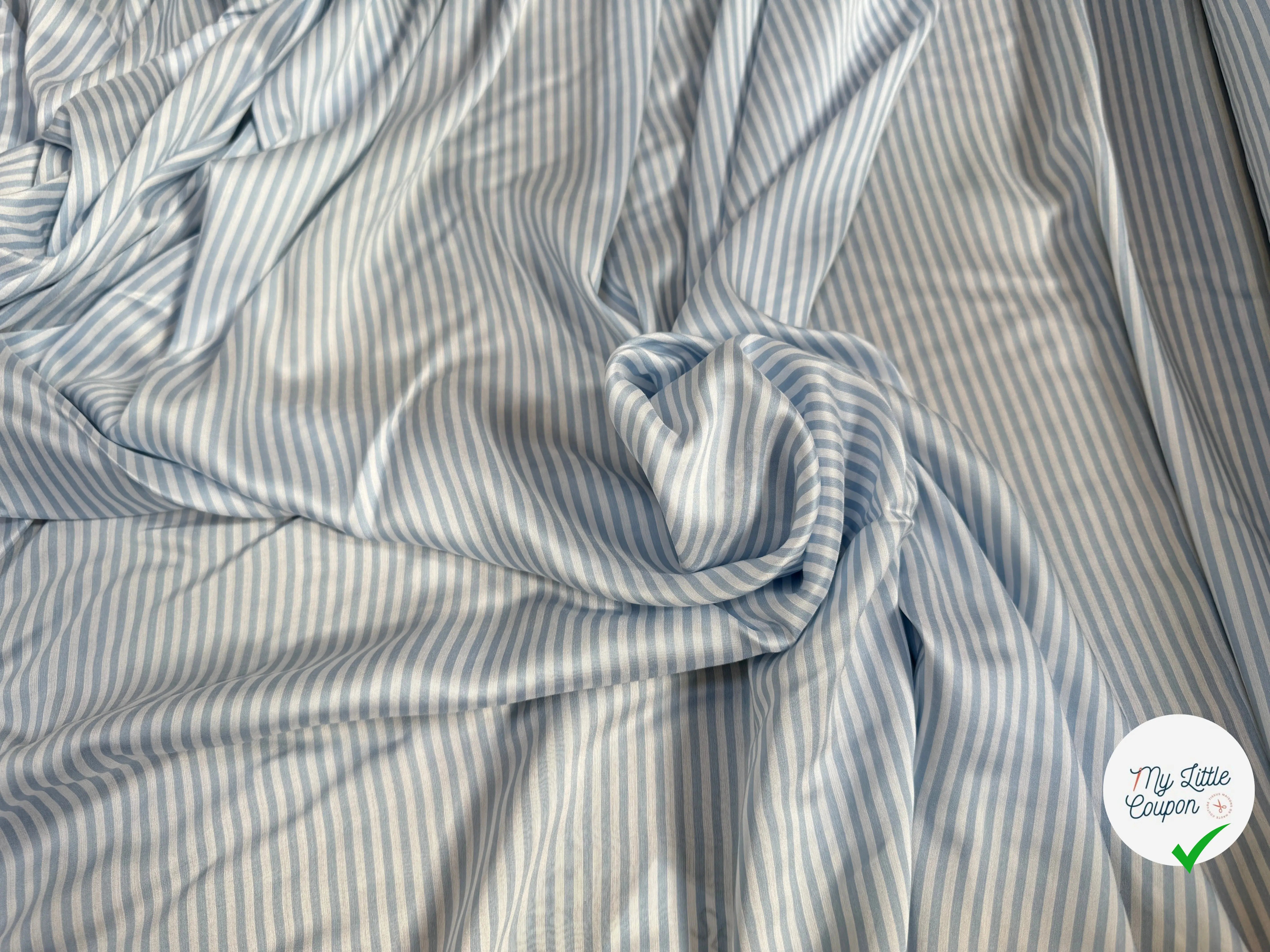 PONGINETTE RAYURES BLEU BLANC - My Little Coupon