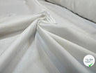 POPELINE BLANCHE MINI RAYURES VERTICALES - My Little Coupon