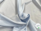 POPELINE COTON  BLANCHE FINES RAYURES BLEUX - My Little Coupon
