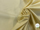 POPELINE COTON JAUNE VANILLE SUPERBE EFFET CRAQUANT 100% COTON - My Little Coupon