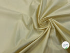 POPELINE COTON JAUNE VANILLE SUPERBE EFFET CRAQUANT 100% COTON - My Little Coupon