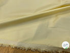 POPELINE COTON JAUNE VANILLE SUPERBE EFFET CRAQUANT 100% COTON - My Little Coupon