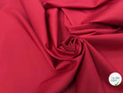 POPELINE COTON MERCERISE GRIOTTE LAIZE 150 - My Little Coupon