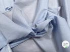 POPELINE COTON RAYURES BLEU ITALIE QUALITÉ FROIDE COUTURE - My Little Coupon