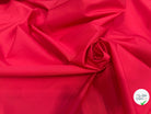 POPELINE COTON ROUGE LAIZE 150 - My Little Coupon