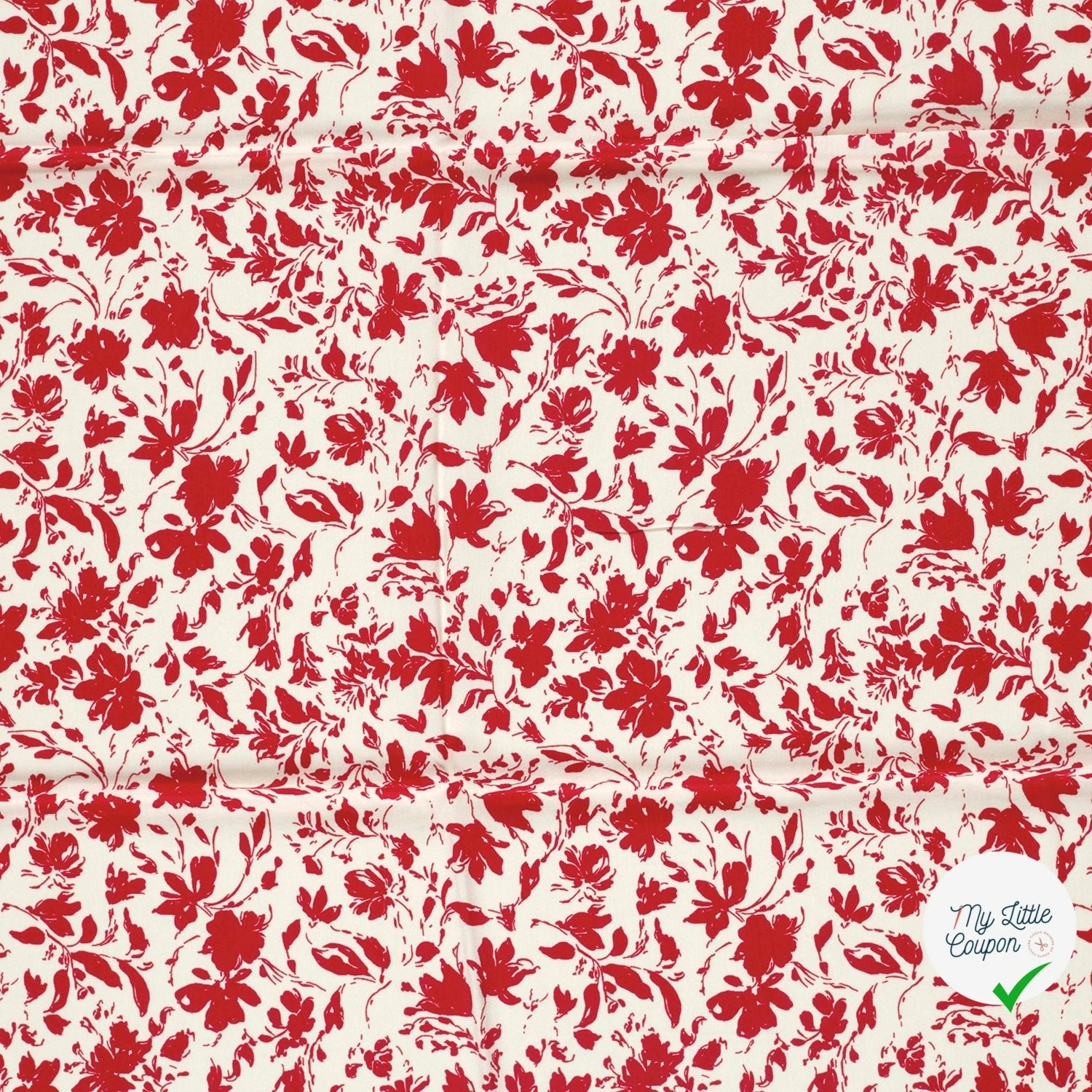 POPELINE DE BAMBOU FLOWERS 1 - My Little Coupon
