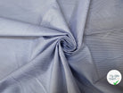 POPELINE DE COTON 100% COTON A RAYURES VERTICALES NAVY ET BLANC - My Little Coupon