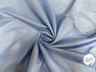 POPELINE DE COTON 100% COTON MINI CARREAUX BLEU ET BLANC BELLE DENSITÉ - My Little Coupon