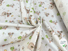 POPELINE DE COTON 120 FILS ENFANT PETITE SOURIS BLANC - My Little Coupon