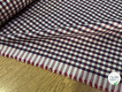 POPELINE DE COTON À CARREAUX ÉCRU ET ROUGE ULTRA CHIC - My Little Coupon