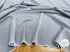 POPELINE DE COTON À RAYURE BLEU BLANC 100% COTON - My Little Coupon