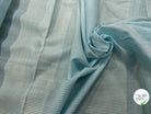 POPELINE DE COTON À RAYURES BLEU BLANC 146CM - My Little Coupon