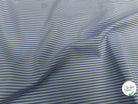 POPELINE DE COTON À RAYURES HORIZONTALES BLEU CLAIRE ET BLANC - My Little Coupon