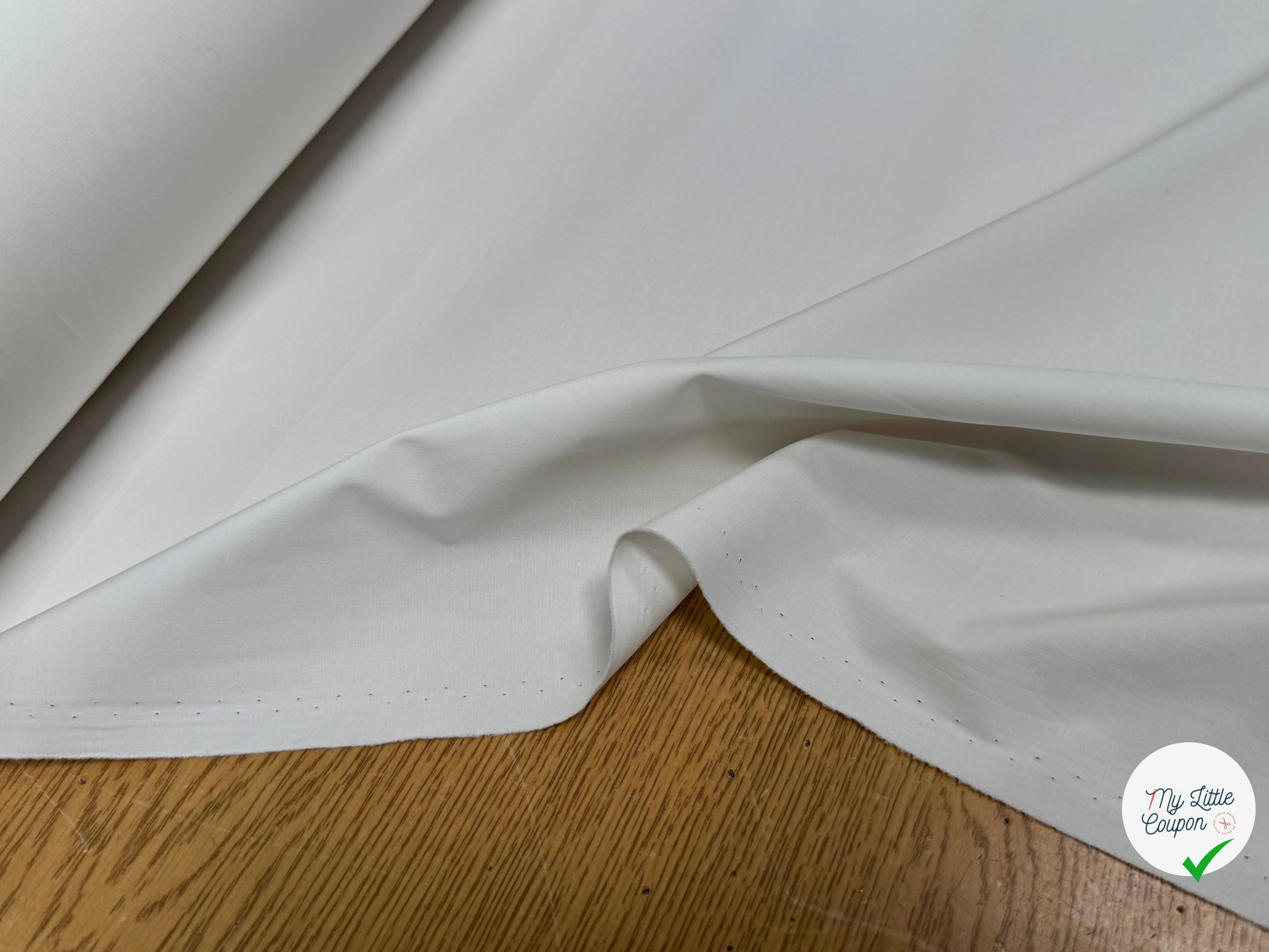 POPELINE DE COTON ALBINI DONNA CRAIE QUALITÉ COUTURE - My Little Coupon