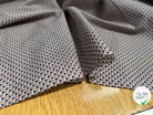 POPELINE DE COTON BELLE TENUE MOTIFS CIRCULAIRE GEOMÉTRIQUE FOND BLEU - My Little Coupon