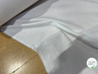 POPELINE DE COTON BLANCHE QUALITÉ COUTURE - My Little Coupon