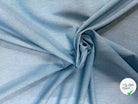 POPELINE DE COTON BLEU CANCLINI - My Little Coupon