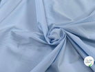 POPELINE DE COTON BLEU PASTEL UNI - My Little Coupon