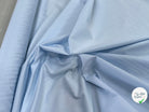 POPELINE DE COTON BLEU PASTEL UNI - My Little Coupon