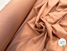 POPELINE DE COTON CAMEL NUDE - My Little Coupon