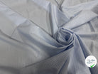 POPELINE DE COTON CARREAUX DE BLEU CLAIR - My Little Coupon