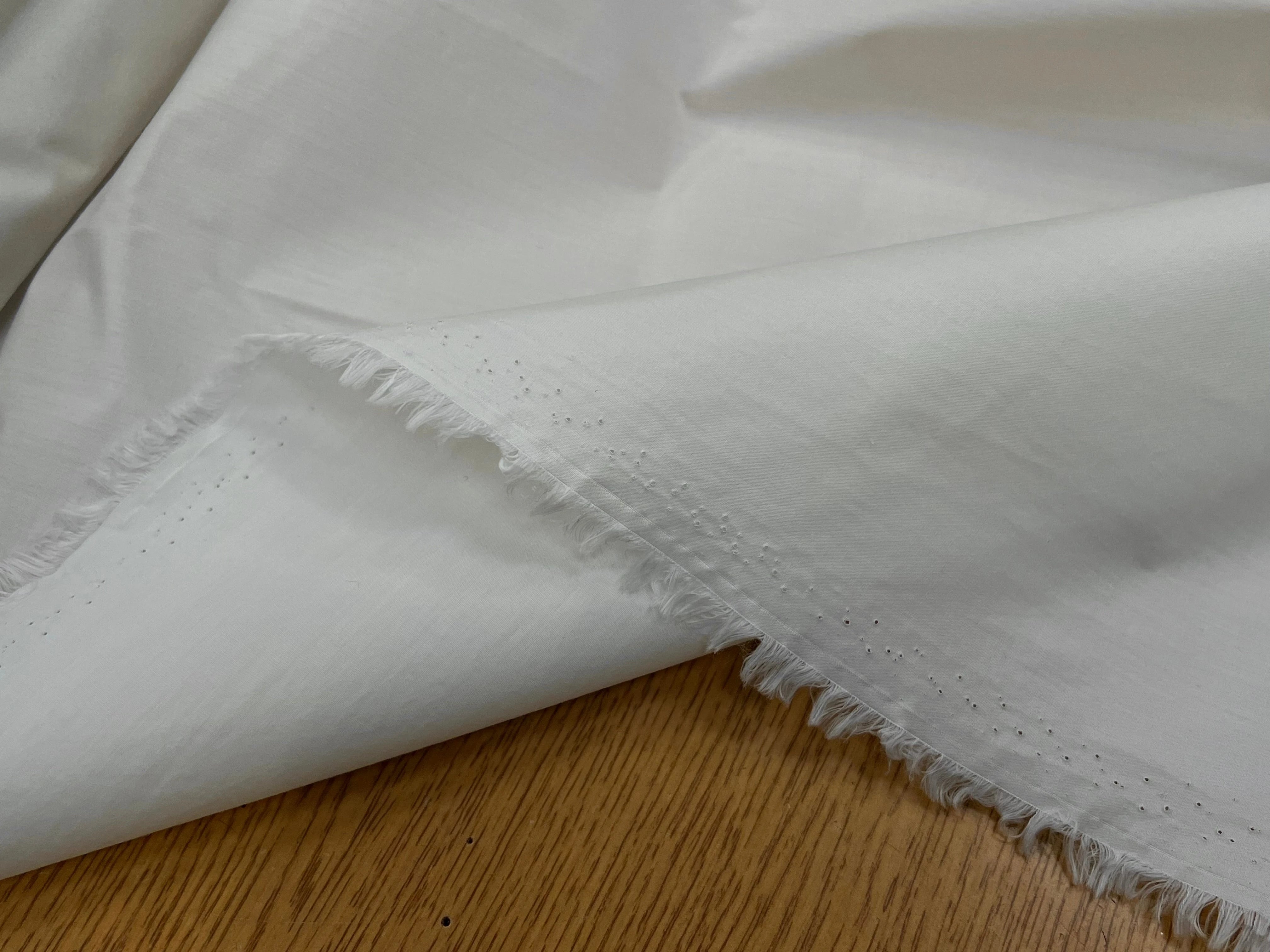 POPELINE DE COTON CRAQUANTE CRAIE 100% COTON 150CM - My Little Coupon