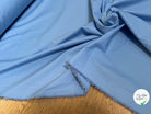 POPELINE DE COTON ESTE/X BLEU CIEL COUTURE - My Little Coupon