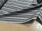 POPELINE DE COTON EXPRIT OXFORD GRIS À RAYURES - My Little Coupon