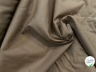 POPELINE DE COTON FINEMENT RAYÉE SABLE FONCÉ 154CM - My Little Coupon