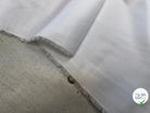 POPELINE DE COTON FINEMENT SERGÉE BLANC FLUIDE - My Little Coupon