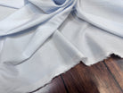 POPELINE DE COTON FINES RAYURES BLEU CLAIR BLEU CLAIRE ANDREZZA & CASTELLI - My Little Coupon
