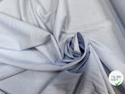 POPELINE DE COTON FINES RAYURES BLEU MARINE - My Little Coupon