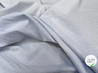 POPELINE DE COTON FINES RAYURES BLEU MARINE - My Little Coupon