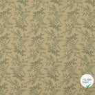 POPELINE DE COTON FLEURS MENTHE - My Little Coupon