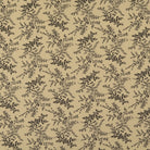 POPELINE DE COTON FLEURS NOIR - My Little Coupon