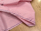 POPELINE DE COTON FLUIDE STRETCH À RAYURES INCARNADIN - My Little Coupon