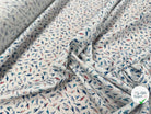 POPELINE DE COTON FOND BLANC MOTIF PERROQUETS - My Little Coupon
