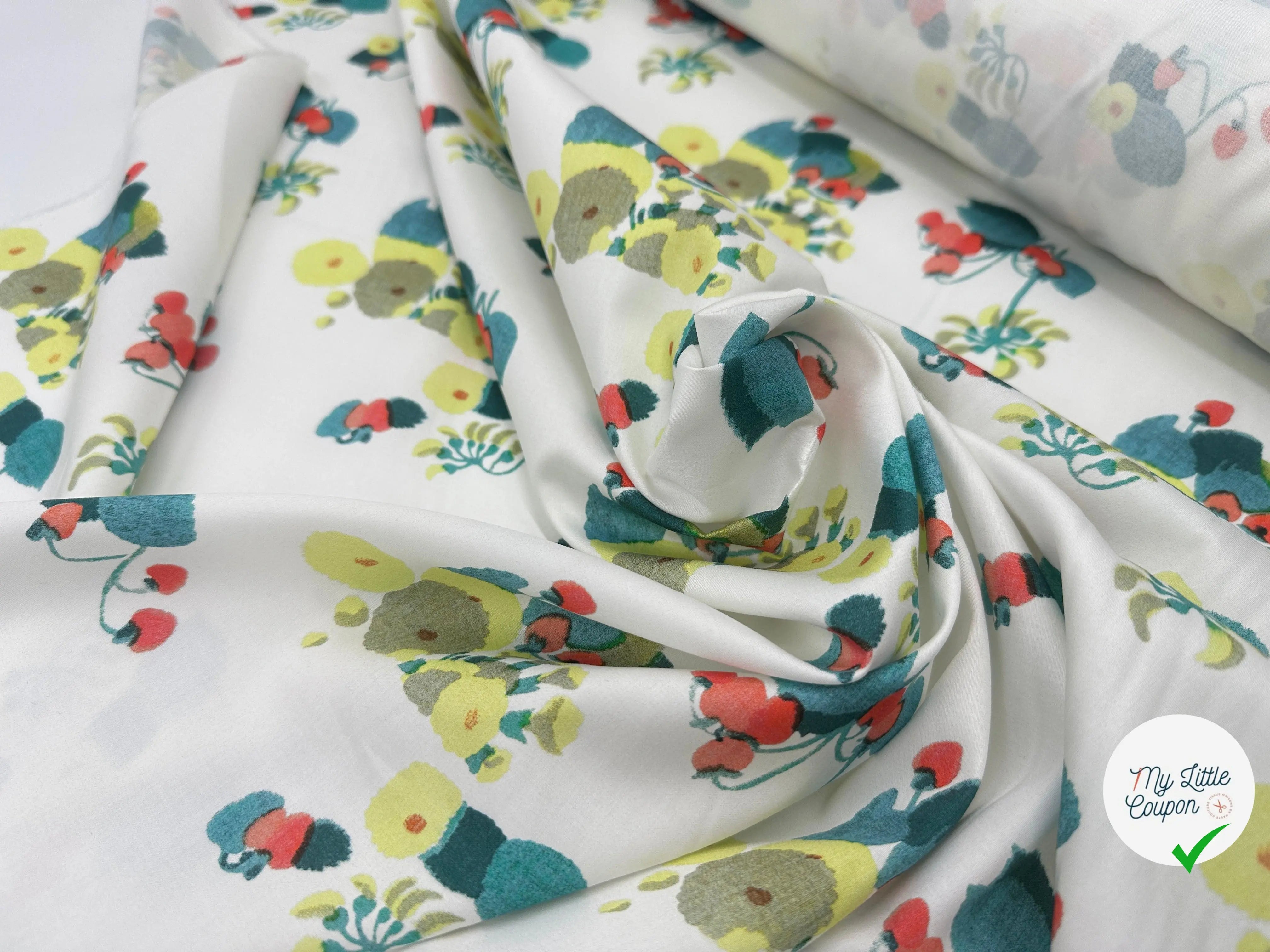POPELINE DE COTON IMPRIMÉ BABY STRAWBERRY - My Little Coupon - tissu - coudre