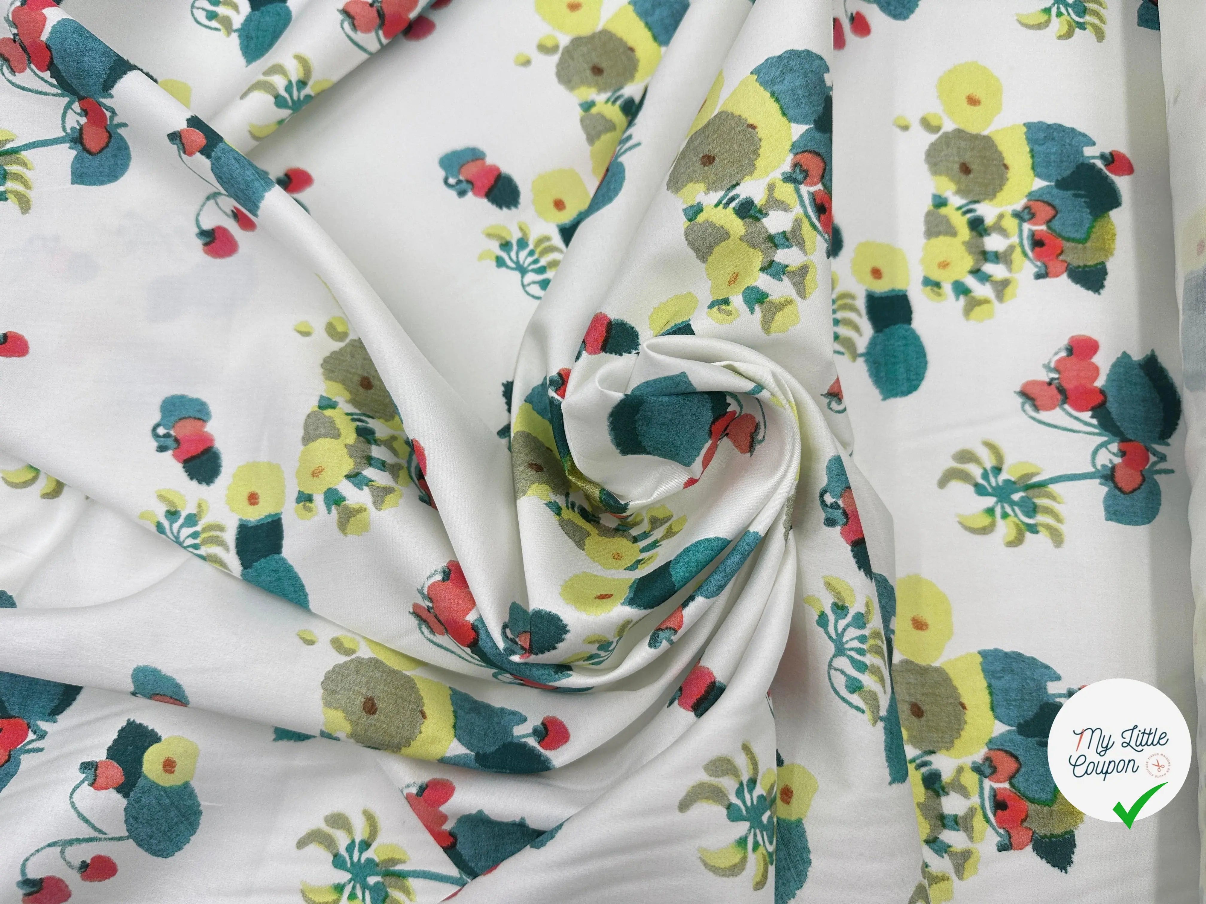 POPELINE DE COTON IMPRIMÉ BABY STRAWBERRY - My Little Coupon - tissu - coudre