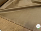 POPELINE DE COTON LISSE BEIGE LÉGÈREMENT SATINÉ FONCÉ 140CM - My Little Coupon