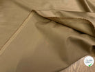 POPELINE DE COTON LISSE BEIGE LÉGÈREMENT SATINÉ FONCÉ 140CM - My Little Coupon