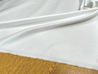 POPELINE DE COTON LISSE LÉGÈREMENT SATINÉ BLANCHE 140CM - My Little Coupon