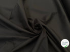 POPELINE DE COTON MARRON FONCÉ - My Little Coupon